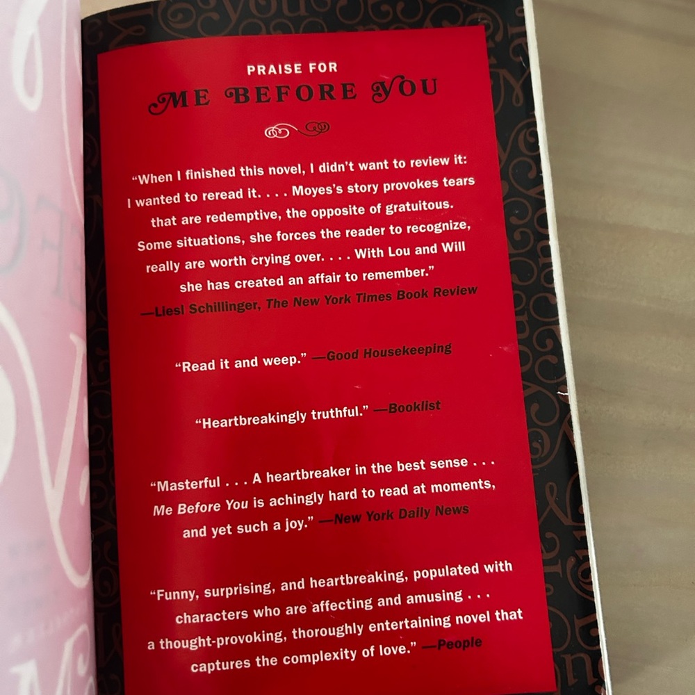 Me Before You by Jojo Moyes Paperback Romance Book - Picture 4 of 5